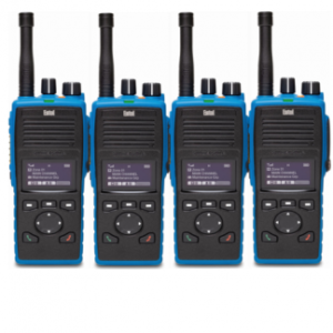 Entel DT985- Atex IIC LCD Display UHF Two Way Radio - Quad Pack